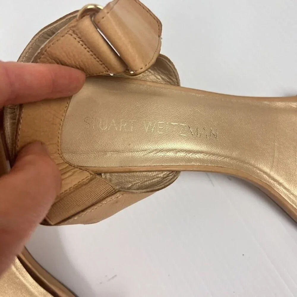 Stuart Weitzman Tan Sandals - Picture 6 of 9